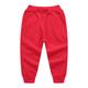 Boys 3D Solid Colored Pants Summer Fall Active Basic Cotton Kids 3-10 Years Casual Daily Regular Fit