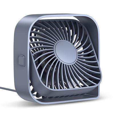 Super Quiet USB Desktop Fan – Mini 3-Speed Table Fan for Dormitory, Office, Bedroom Cooling