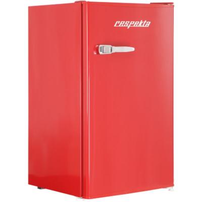Respekta - Kühlschrank Kältefach freistehend Retro 83 cm 90 Liter Rot