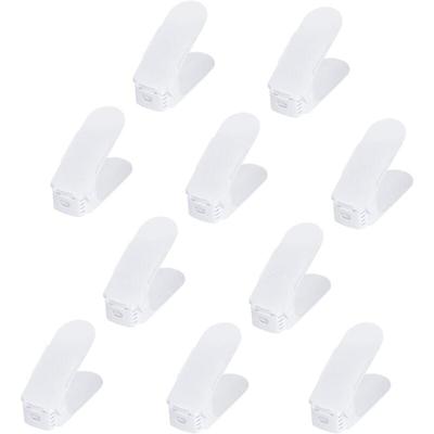 Schuhregale Einstellbare Set rutschfest Verstellbarer Schuhstapler 3 höhenverstellbar, Kunststoff Image