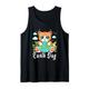 Tag der Erde, süße Erde mit Katze, für Kinder, Kleinkinder, Jungen Tank Top