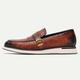 Homme Mocassins et Slip On Chaussures formelles Chaussures habillées Cuir Cuir de vachette pleine fleur italien Confortable Antidérapantes Mocassins Noir Marron