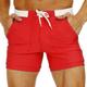 Homme Maillots de Bain short de bain Short de bain Short Poche Plein Confort Respirable Vacances Sortie Hawaïen Bohème Rose Claire Rouge