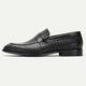 Homme Mocassins et Slip On Chaussures formelles Chaussures habillées Cuir Cuir de vachette pleine fleur italien Confortable Antidérapantes Mocassins Jaune marron Noir