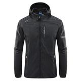 Men s Packable Jacket Outdoor Waterproof Hooded Lightweight Classic Cycling Coat Plus Size Sun Protection Jackets