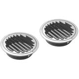 2pcs Air Vent Cover Round Air Vent Louver Grille Cover Ventilation Accessory 100mm