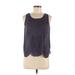Ya Los Angeles Sleeveless Blouse: Purple Tops - Women's Size Medium