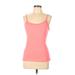 Under Armour Active Tank Top: Pink Activewear - Women's Size Large