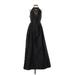 Adrianna Papell Cocktail Dress: Black Dresses - Women's Size 2 Petite