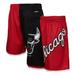 Men's Mitchell & Ness Black Chicago Bulls Big Face 5.0 Fashion Shorts