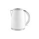 George White Stainless Steel Fast Boil Kettle 1.7L - White
