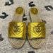 Gucci Shoes | Gorgeous Gucci Sandals For Summer! | Color: Gold/Tan | Size: 10