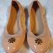 Tory Burch Shoes | Ballerina Jolie By Tory Burch Pink Clay Leather Ballet Shoes | Color: Pink | Size: 9.5