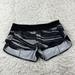 Lululemon Athletica Shorts | Lululemon Speed Short Marbled Mix Speed Short White Black / Black | Color: Black/Gray | Size: 10