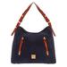 Dooney & Bourke Bags | Dooney And Bourke Suede Leather Cooper Bag - Dooney & Bourke Shoulder Bag | Color: Blue | Size: Os