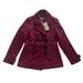 Burberry Jackets & Coats | Burberry Brit Wool Coat Boysenberry Burgundy Women’s Size 6 Us | Color: Red | Size: 6