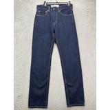 Levi's Jeans | Levis 505 Jeans Mens 30x34 Blue Dark Wash Regular Fit Straight Leg Denim New B15 | Color: Blue | Size: 30