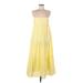 Zara Casual Dress - DropWaist: Yellow Dresses - Women's Size Medium