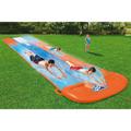 4.88m Bestway H20GO Triple Lane / 3 Person Water Slip N Slider with Sprinklers