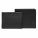 Polo Ralph Lauren Billfold Wallet & Card Case Gift Set, Black Leather