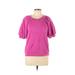 Z Supply Sweatshirt: Pink Tops - Women's Size Large