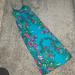 Lilly Pulitzer Dresses | Lilly Pulitzer Rare Chain Strap Multi Print Maxi Dress Size 2 | Color: Blue/Green | Size: 2