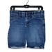 Levi's Shorts | Levis Shorts Women Sz 6 525 Perfect Waist Bermuda Blue Jean Denim Stretch Solid | Color: Blue | Size: 6