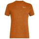 Salewa - Puez Melange Dry S/S Tee - T-Shirt Gr 46 braun/orange