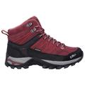 CMP - Women's Rigel Mid Trekking Shoes Waterproof - Wanderschuhe 40 | EU 40 rot/schwarz