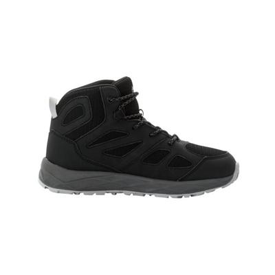 Jack Wolfskin - Kid's Woodland 2 Texapore Mid - Wanderschuhe 29 | EU 29 schwarz Image