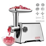 Meat Grinder, Electric Meat Grinder, 350W[2800W Max], Sausage Maker, Meat Mincer, Meat Sausage Machine, 4 Sizes Plates