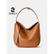 Zency-Sac messager marron pour femme cuir souple sacs à main pour fille designer de luxe grande