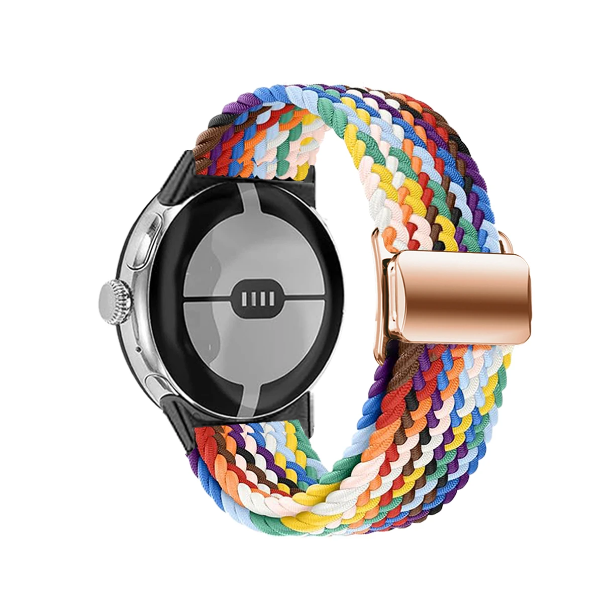 Geflochtene Schlaufe für Google Pixel Uhren armband weich geflochtenes Armband Magnets chnalle für Google Pixel Watch 2 Armband Image