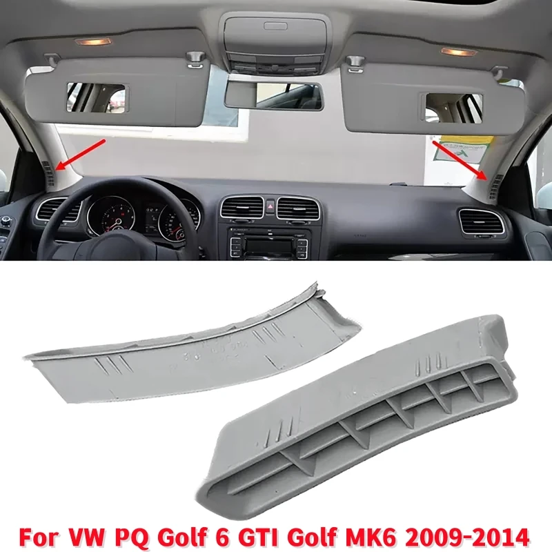 2 Teile/satz Auto A-säule Air Outlet Abdeckung A-Säule Innere Klimaanlage Outlet Für VW PQ Golf 6 GTI Golf MK6 2009-2014 Image