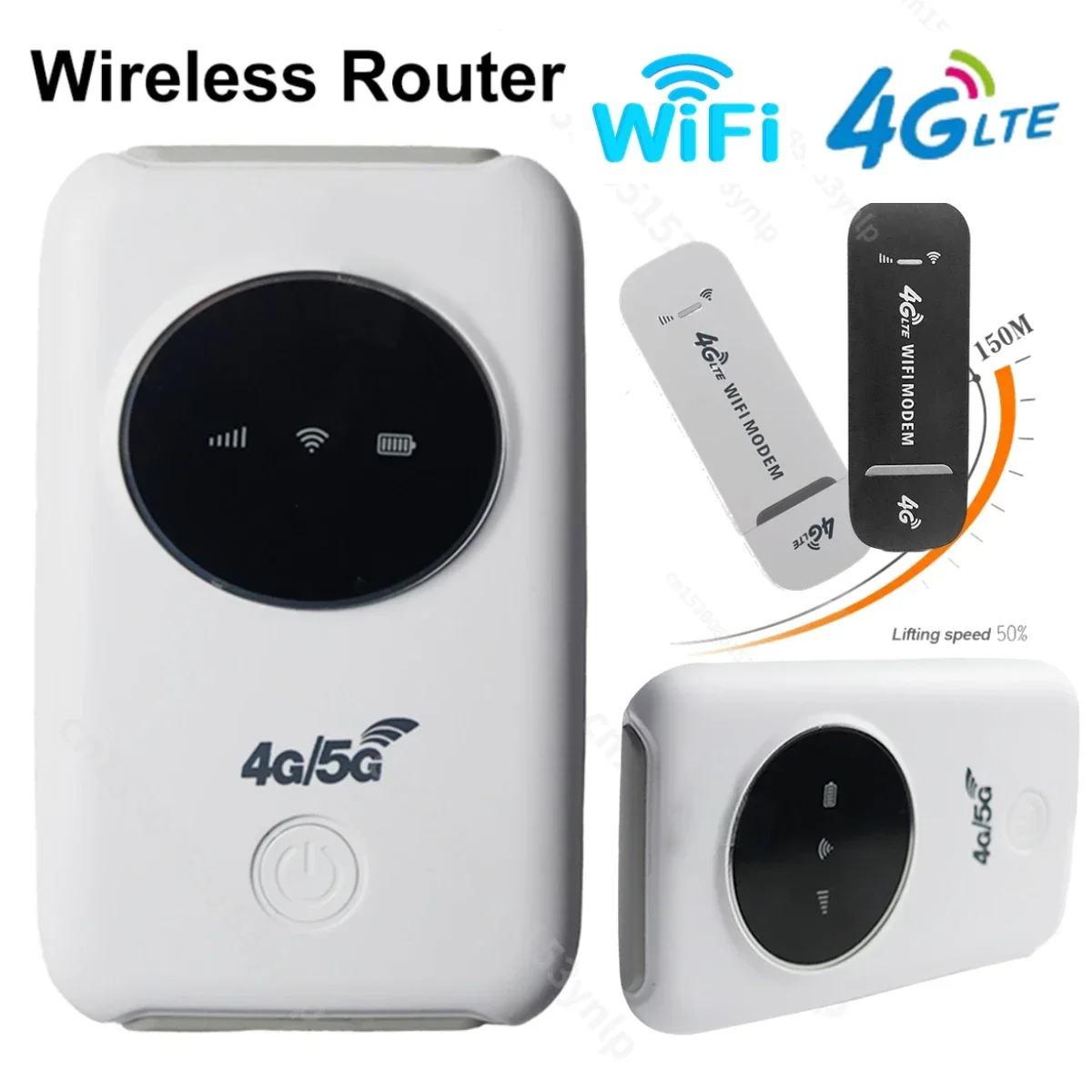 3200mah 4g WLAN-Router 150 MBit/s mobiles Breitband mit breiter Abdeckung und SIM-Kartens teck platz 10 WLAN-Benutzer WLAN-WLAN-Modem Image