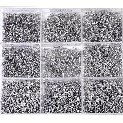TEMU 20/45pcs Set Stainless Steel/polypropylene/acrylic Piercing Jewelry, , Holiday Theme, , Mardi Gras Day, All-, Tongue, Eyebrow, Nose, Lip Body Piercing Accessories