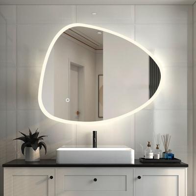 Duschparadies-de - led Badspiegel mit Beschlagfrei Unregelmäßige Flurspiegel Wandspiegel