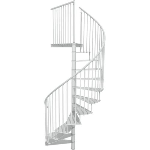 Minka Spindeltreppe Portofino weiß Wendeltreppe, 120 cm