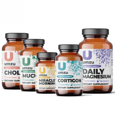 Focus Bundle: Choline, Mucuna Pruriens, Miracle Morning, Cortigon & Daily Magnesium by UMZU | 42.99 oz