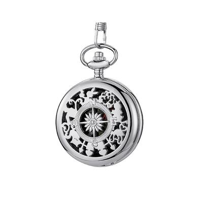 Vintage Style Compass Pocket Watch Essential Equipment for Outdoor Mountaineering and Exploration Adventures