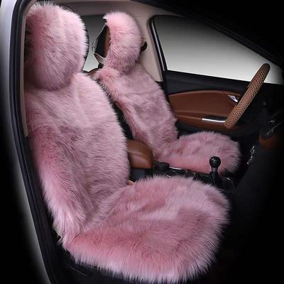Car Seat Cushion for Tesla Model 3 2019- 2022/model Y Comfortable and Breathable Warm Faux Fur Front and Rear Seat Cover Interior Accessories