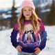Fille 3D Floral Manchot Sweatshirt Pullover Rose manche longue 3D effet Printemps Automne Mode Vêtement de rue Adorable Polyester Enfants 3-12 ans Col Ras du Cou Extérieur Casual du quotidien Standard