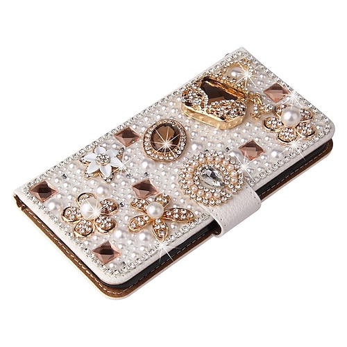 Handy Hülle Handyhüllen Für Samsung Galaxy S25 S24 S23 S22 S21 Ultra Plus A55 5G A35 5G A25 A15 A14 Brieftaschenhülle Glitzer Glanz Staubdicht Ständer Glitzernd PU-Leder Image
