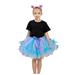 QIPOPIQ Tutus for Girls Clearance Skirt Summer Toddler Baby Girls Cute Multicolour Net Yarn Princess Skirt Multi-color Bow Skirt Holiday Outfits For Girls