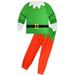 Christmas Outfit For Kids Long Sleeve Cartoon Prints Crewneck Tops Pants 2PCS Outfits Toddler Boys Homewear Pajamas Clothes Set