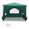 Tente Pavillon Robuste Tente de Fête – Qualité et stabilité pour votre jardin 3x3m Vert - Vert