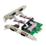 Expansion Card ST318 PCIe X1 AX99100 4S DB-9 Pin RS232 COM1 Port Multi-Function Convenient Expansion Card