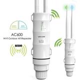 AC600 Wireless Outdoor WiFi Signal Booster Access Point/Outdoor Router/Repeater/WISP Support Passive PoE Dual-Band 2.4GHz 150Mbps + 5GHz 433Mbps Ideal for Garden Wi-Fi