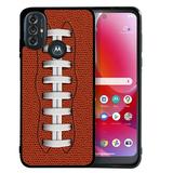 WIRESTER Shockproof Soft Rubber Cover Case for Motorola Moto G Power 2022 / G Pure 2021 6.5 Football Pattern
