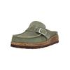 Slipper CRUZ "Emilian", Damen, Gr. 40, grün, Rindsleder, casual, Schuhe, im klassischen Design